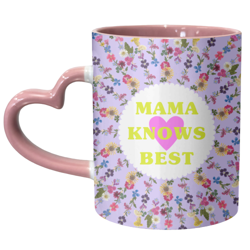 MAMA KNOWS BEST - unique mug by PEARL & CLOVER