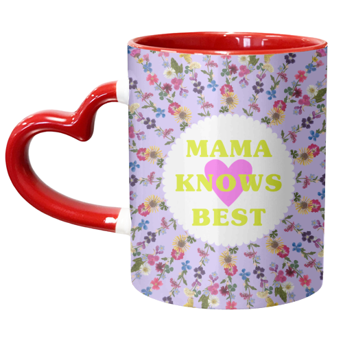 MAMA KNOWS BEST - unique mug by PEARL & CLOVER