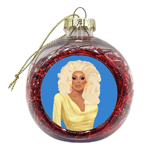 Mama Ru - xmas bauble by Rock and Rose Creative