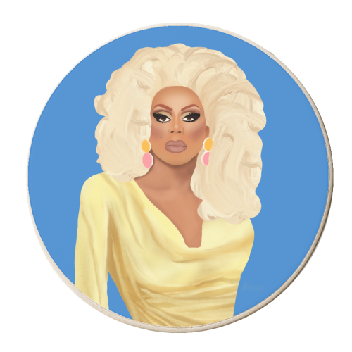 Mama Ru - personalised beer coaster by Rock and Rose Creative