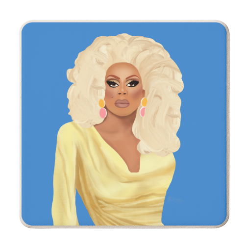 Mama Ru - personalised beer coaster by Rock and Rose Creative