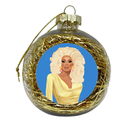 Mama Ru - xmas bauble by Rock and Rose Creative