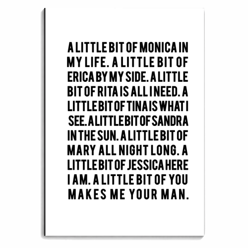 Mambo No.5 - personalised A4, A5, A6 notebook by Pink and Pip