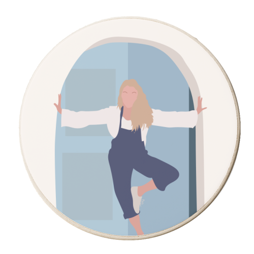 Mamma Mia Abba Movie Fan Art - personalised beer coaster by Move Studio