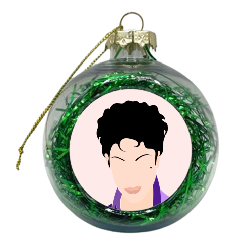 Man In Purple - xmas bauble by Adam Regester