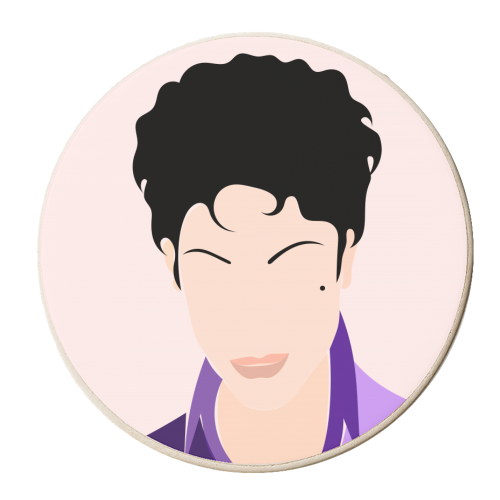 Man In Purple - personalised beer coaster by Adam Regester