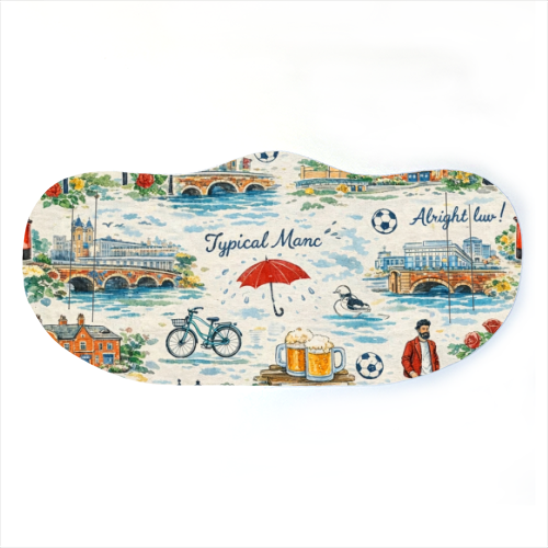 Manc - face cover mask by Ms Doodle