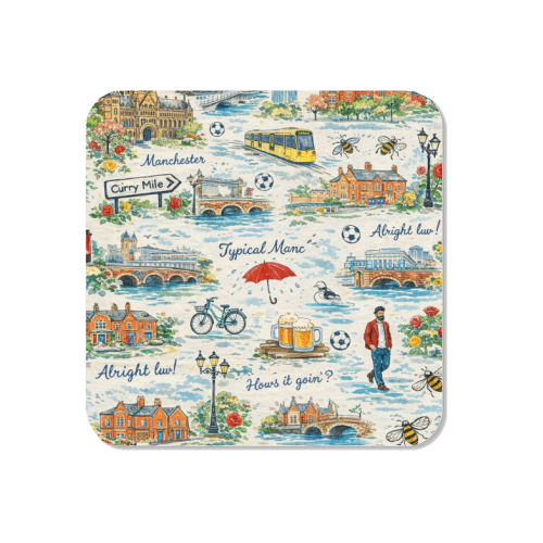 Manc - Magnet by Ms Doodle