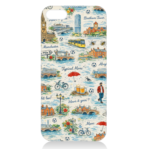 Manc - unique phone case by Ms Doodle