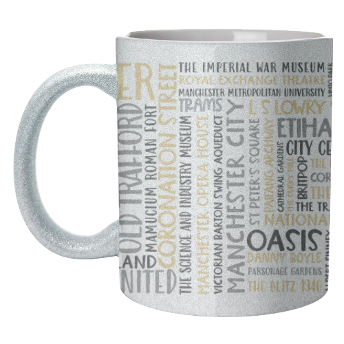 Manchester Mug - unique mug by All About Words Designs