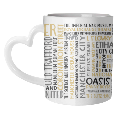 Manchester Mug - unique mug by All About Words Designs