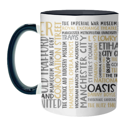 Manchester Mug - unique mug by All About Words Designs