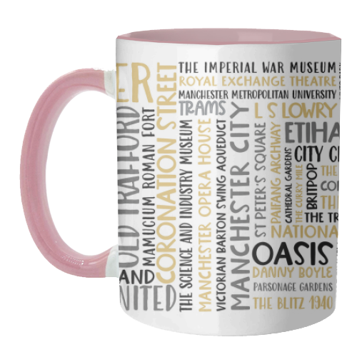Manchester Mug - unique mug by All About Words Designs