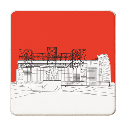 Manchester Stadium - personalised beer coaster by Adam Regester