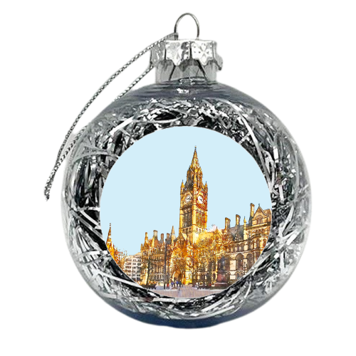 Manchester Town Hall - xmas bauble by AP