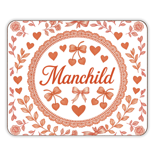 Manchild - designer placemat by Lilly Rose