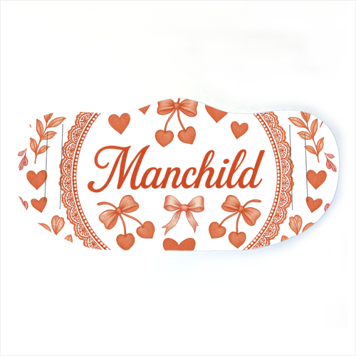 Manchild - face cover mask by Lilly Rose