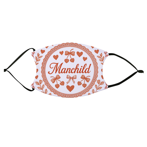 Manchild - face cover mask by Lilly Rose