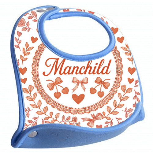 Manchild - feeding bib by Lilly Rose