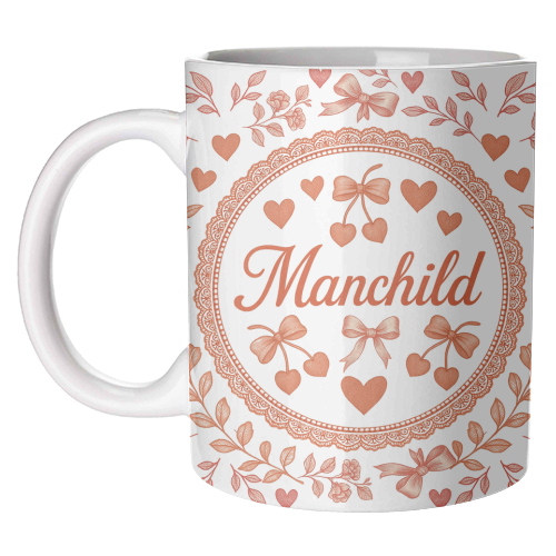 Manchild - unique mug by Lilly Rose