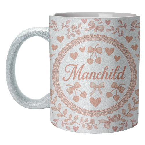 Manchild - unique mug by Lilly Rose