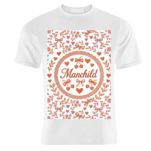Manchild - unique t shirt by Lilly Rose
