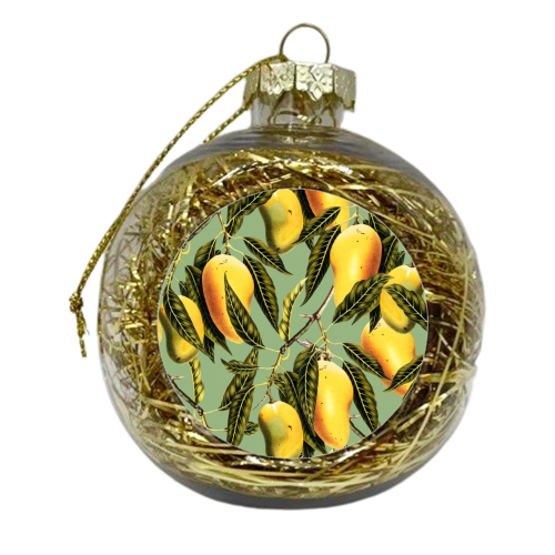 Mango Season - xmas bauble by Uma Prabhakar Gokhale