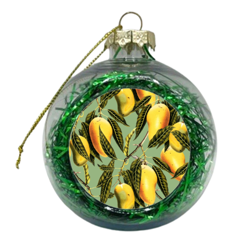 Mango Season - xmas bauble by Uma Prabhakar Gokhale
