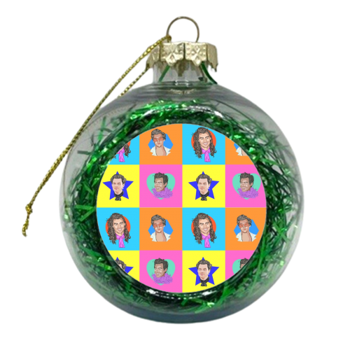 MANY FACES OF STYLE - xmas bauble by Wallace Elizabeth