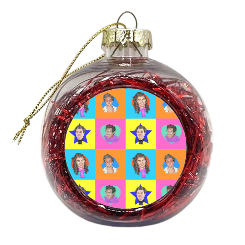 MANY FACES OF STYLE - xmas bauble by Wallace Elizabeth