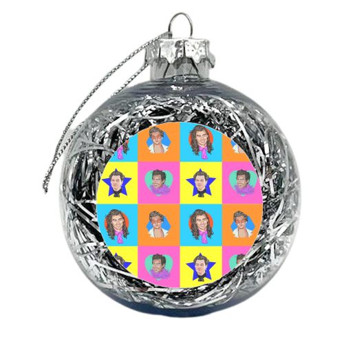 MANY FACES OF STYLE - xmas bauble by Wallace Elizabeth