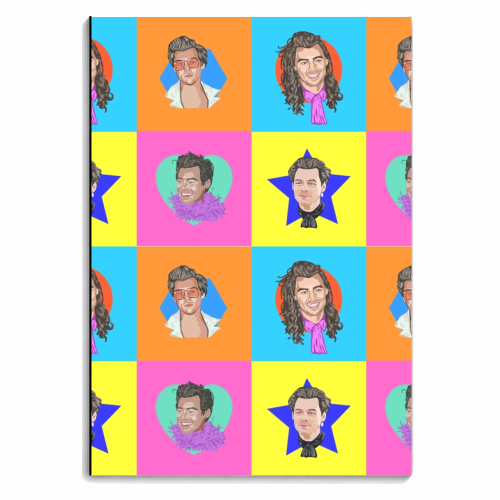 MANY FACES OF STYLE - personalised A4, A5, A6 notebook by Wallace Elizabeth