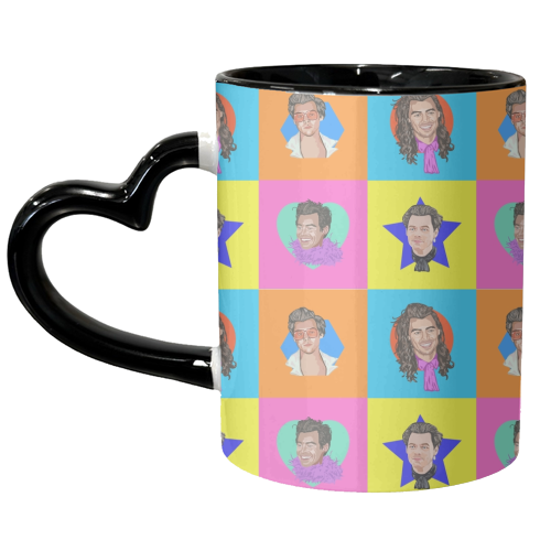 MANY FACES OF STYLE - unique mug by Wallace Elizabeth