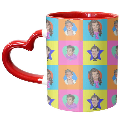 MANY FACES OF STYLE - unique mug by Wallace Elizabeth