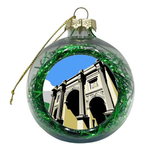 Marble Arch - xmas bauble by Richard O'Neill