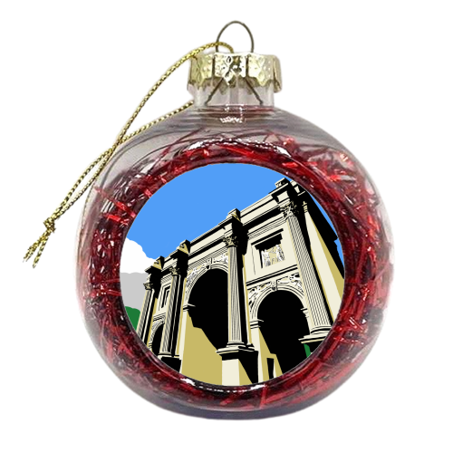 Marble Arch - xmas bauble by Richard O'Neill