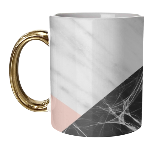 Marble Collage - unique mug by EMANUELA CARRATONI
