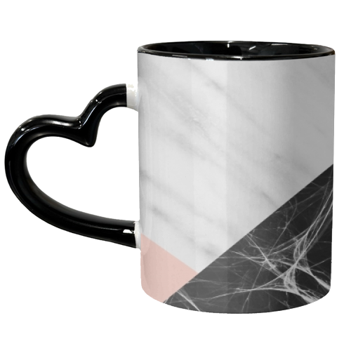 Marble Collage - unique mug by EMANUELA CARRATONI