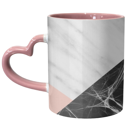 Marble Collage - unique mug by EMANUELA CARRATONI