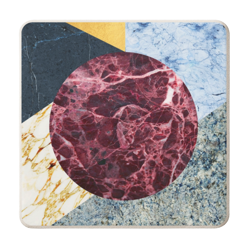 Marble Ecstasy I - personalised beer coaster by Uma Prabhakar Gokhale
