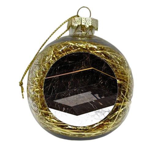 Marble Paradox - xmas bauble by Uma Prabhakar Gokhale