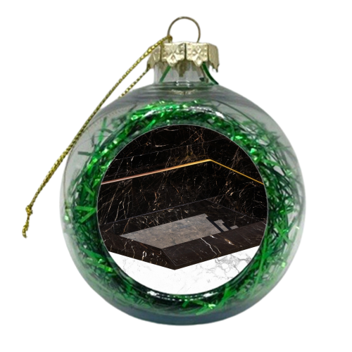 Marble Paradox - xmas bauble by Uma Prabhakar Gokhale