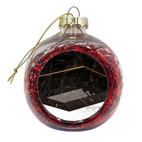 Marble Paradox - xmas bauble by Uma Prabhakar Gokhale