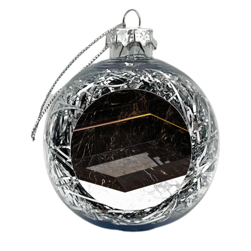 Marble Paradox - xmas bauble by Uma Prabhakar Gokhale