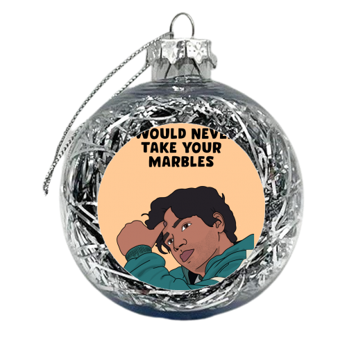 Marbles - xmas bauble by Pink and Pip