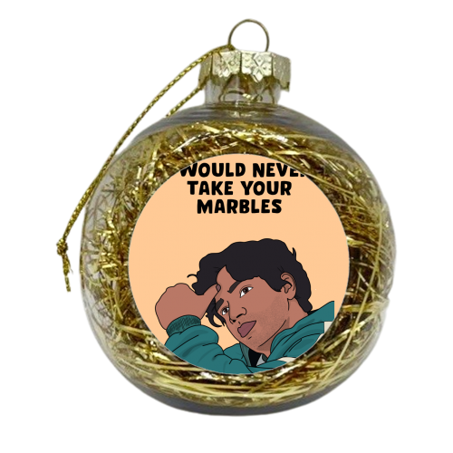 Marbles - xmas bauble by Pink and Pip