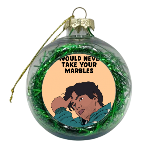 Marbles - xmas bauble by Pink and Pip