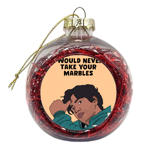 Marbles - xmas bauble by Pink and Pip
