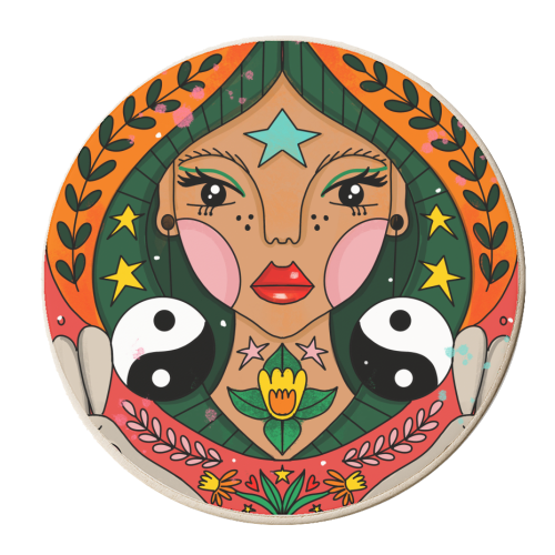 MARCH'S CHILD - personalised beer coaster by Nichola Cowdery