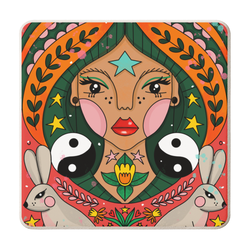 MARCH'S CHILD - personalised beer coaster by Nichola Cowdery